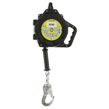 ZERO BLOCMAX1 RETRACTABLE INERTIA REEL - GALVANISED CABLE 6M - Kiwi Workgear